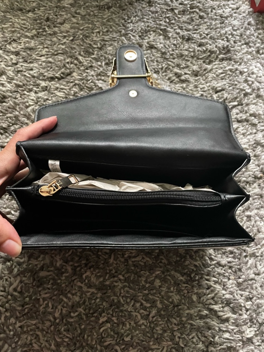 Lux Metallic Green Python Chain Shoulder Bag - Picture 8 of 9
